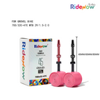 RideNow TPU Inner tube Aluminum Alloy Valve 2PC for Gravel Bike 700/32C-47C MTB 29/1.5-2.0