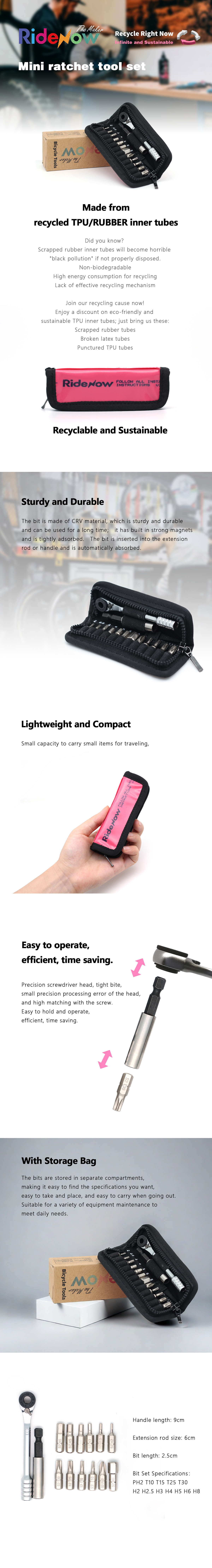 RideNow-Mini ratchet tool set 详情图