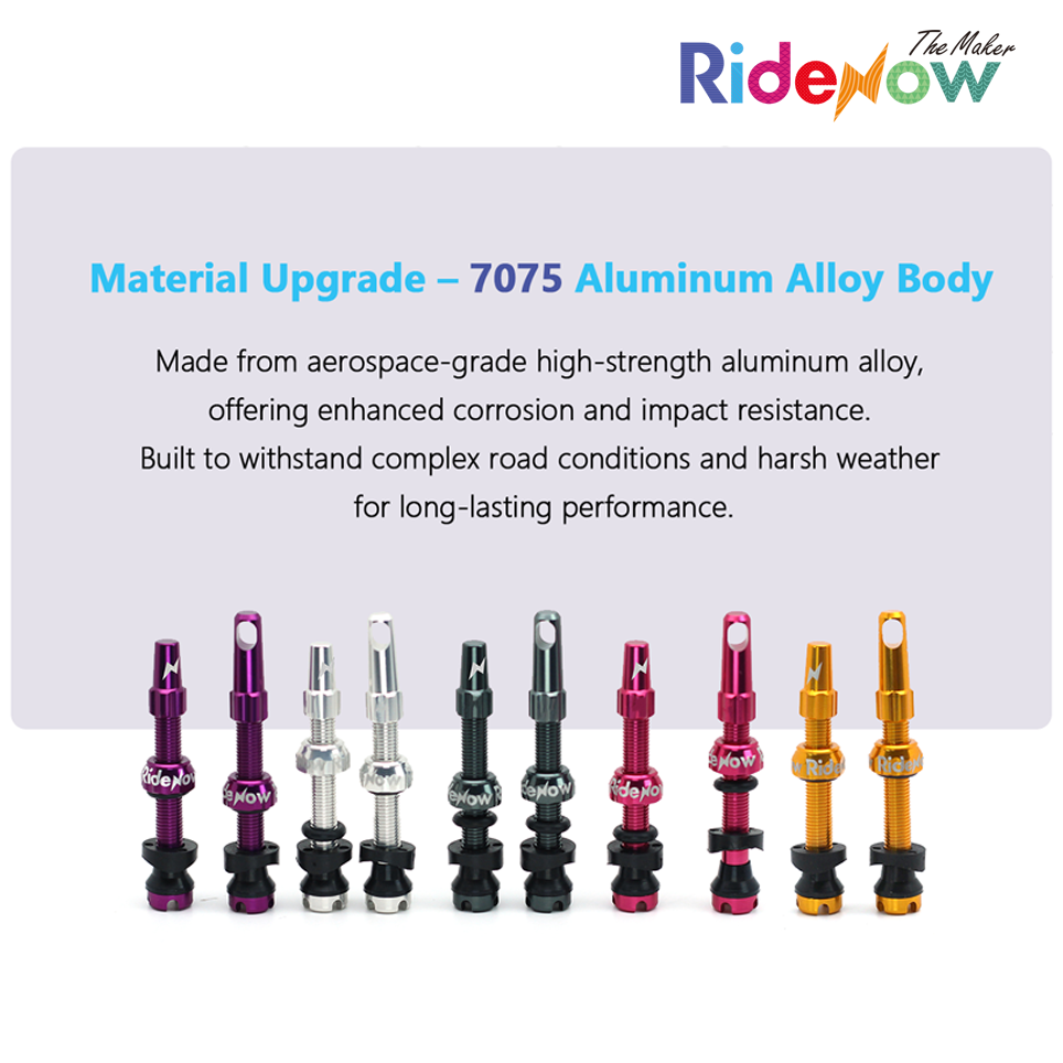 RideNow 7075 Alalloy tubeless valve