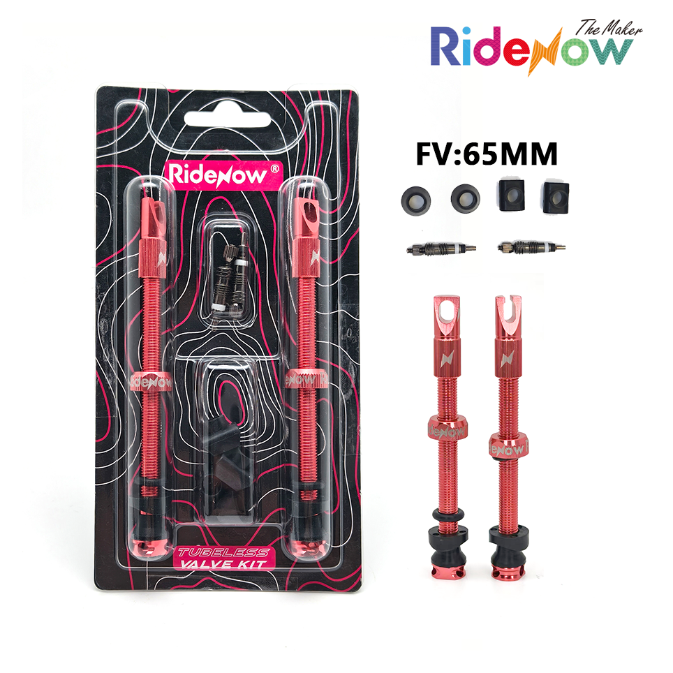 RideNow Tubeless Valve Stem Set