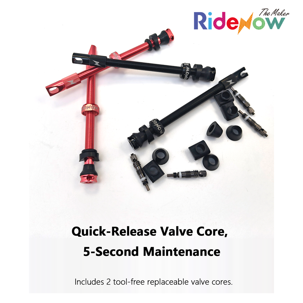 RideNow Tubeless Valve Stem Set