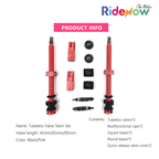 RideNow Tubeless Valve Stem Set