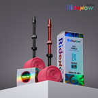 RideNow TPU Inner Tube Road Bike 700x18-28C, 700x18-32C, 700x28-38C, 2 Pack | 700C bicycle inner tube with 45/65/85 mm Presta valve made of metal, 24g/36g/39g