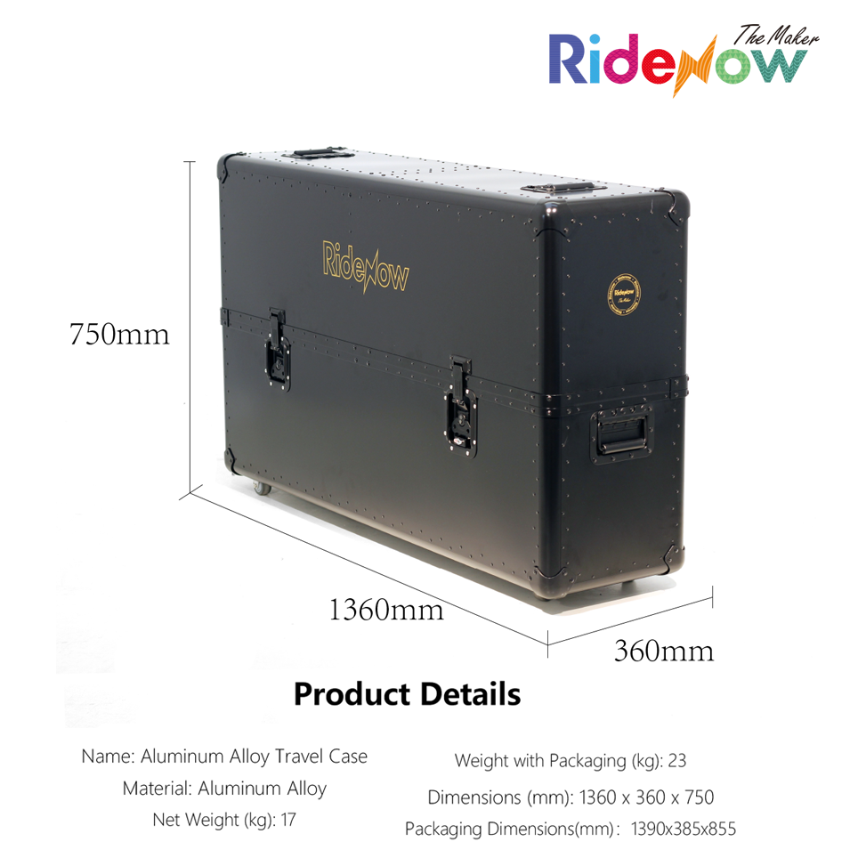 RideNow- Aluminum Alloy Travel Case