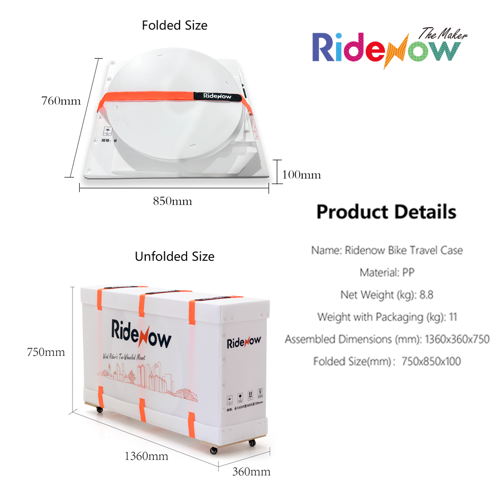 RideNow New Bike Travel Case
